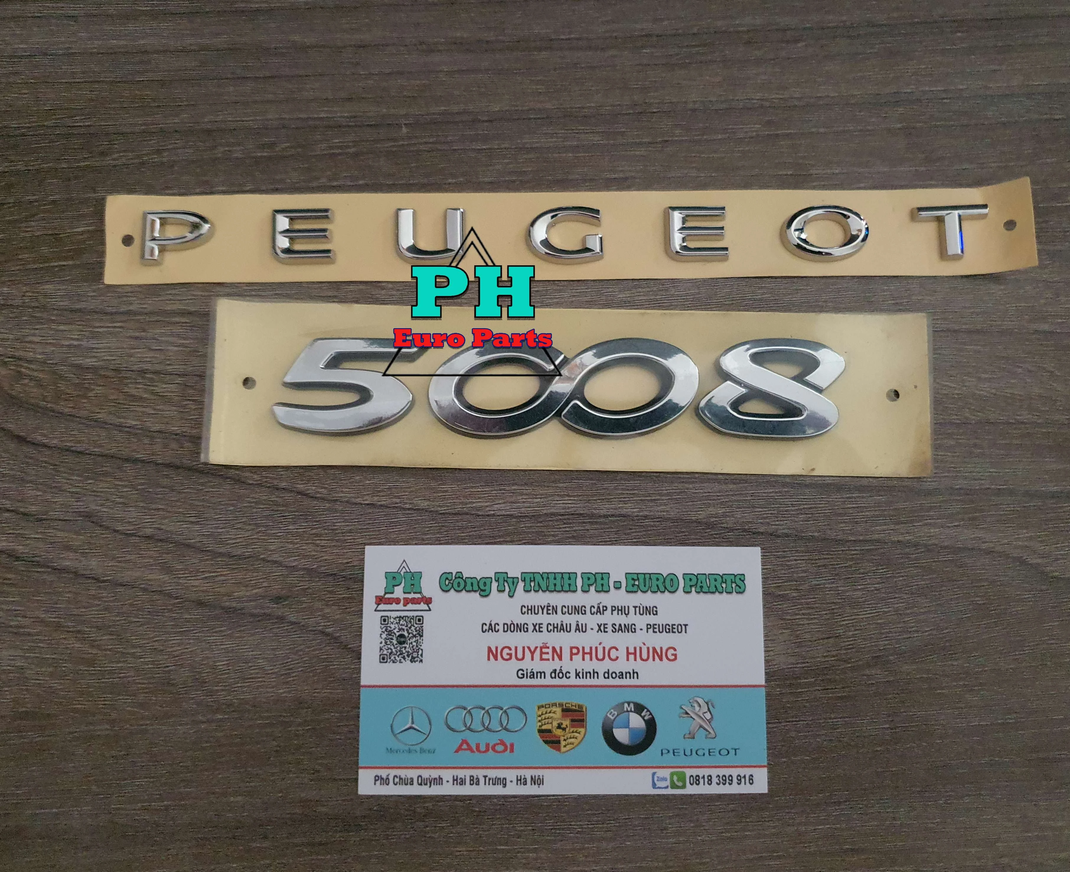 CHỮ CỐP SAU PEUGEOT 3008/5008  YL00577180    YL 005 771 80
